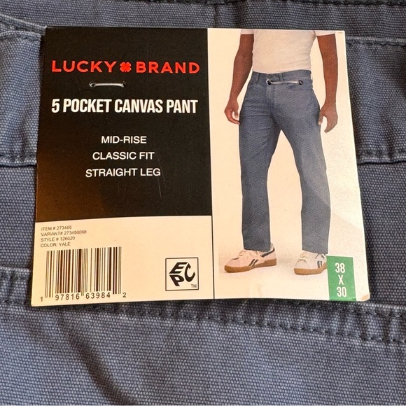 Lucky Brand Straight Fit 5 Pocket pant 30” inseam - Picture 10 of 10